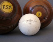 1 Antique Lawn Bowls Jack from England  - Vintage Bowling Jack - The Taylor Rolph Co Ltd London Lawn Bowl Jack