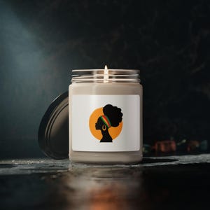 Black Owned Candles| Black Owned Shops| Luxe Coastal Vibe| Black Women Candles| Home Decor| Black History Gifts| Heritage Candles|