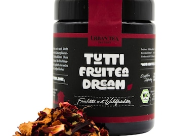 Tutti Fruitea Dream – Organic Fruit Tea with Forest Fruits | Fruity Delight from Berries & Apples | 50g Premium Blend