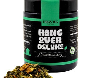 Hangover Deluxe – Organic herbal tea blend for recovery & detox | Calming tea after partying | 50g premium blend