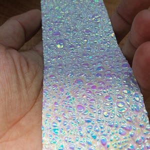 Dichroic Film Pearl Matrix- Elegance from the Ocean - Hight Quality Dichroic USA, ring inlay, inlay handmade, resin art