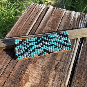 Southwestern Türkis Perlen Haarspange