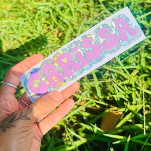 Custom Layered Vinyl Name Decals | Personalized Waterproof Stickers for Cups, Laptops, Car Windows, Tumblers & More