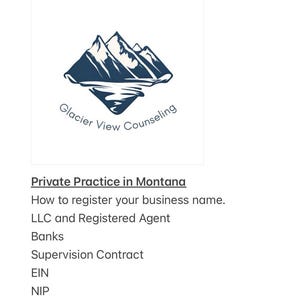 Private Practice Checklist in Montana