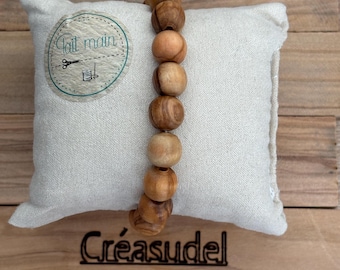 Olive wood beaded bracelets