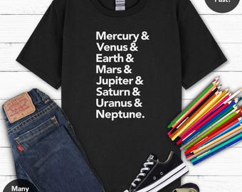 The Planets Kid | Solar System Shirt, Astronomy Gift, Planet Shirt, Science Lover Gift, Gift for Toddler, Universe Shirt, Science Kid Shirt