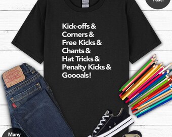 The Soccer Game Kid | Soccer Game Day, Soccer Shirt, Gift for Soccer Fan, Gift for Soccer Player, Soccer Kid, Football, Gift for Kid, Soccer