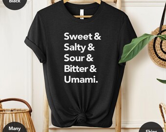 The Tastes | Chef Shirt, Foodie Taste, Gift for Chef, Gift for Baker, Food Arts Tee, Culinary Tee, Cuisine Worker, Cook Shirt, Gift for Cook
