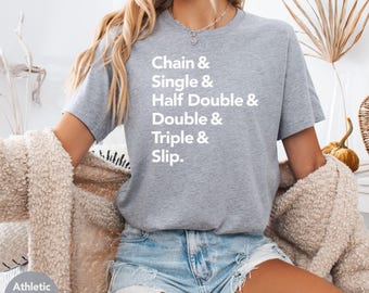 Camiseta de crochet, Camiseta de crochet, Regalos para crocheteros, Amantes del crochet, Camiseta de crochet, Patrones de crochet, Crochet