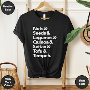 The Plant Protein | Vegan Shirt, Vegan Lifestyle, Plant Based Shirt, Gift for Vegans, Vegan Clothing, Vegan Merchandise, Vegan t-shirt,