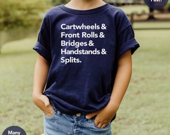 Die junge Turnerin | Turner Shirt, Grundlegende Gymnastik, Gymnastik Shirt, Gymnastik Geschenk, Geschenk für Turnerin, Gymnastik Anfänger, Gymnastik Tee