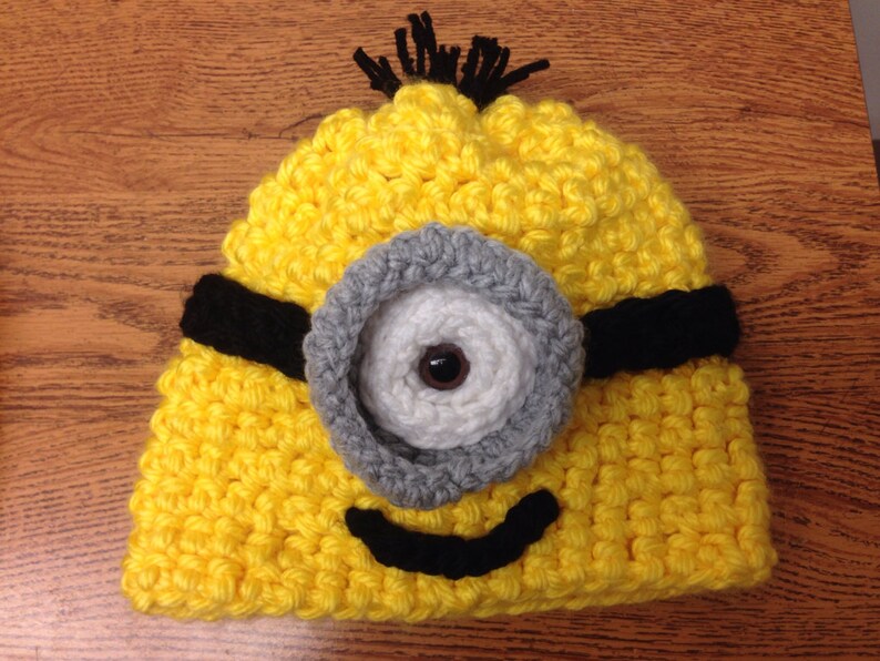 Crochet Minion Hat