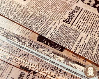 Newspaper Collage Etsy
