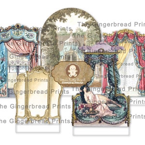 Sleeping Beauty Victorian Beauties Series Themed Journal Kit Printable Collage sheets for Scrapbooking Junk Journal TheGingerbreadPrints