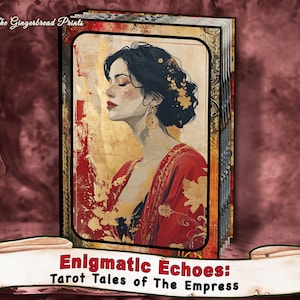 Echi enigmatici: kit digitale Tarot Tales of The Empress Junk Journal Journal Pages Download istantaneo TheGingerbreadPrints