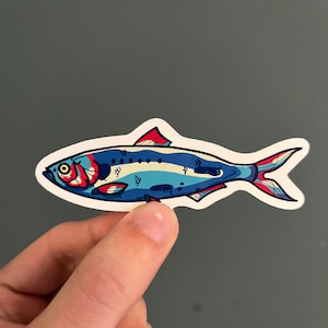Sticker poisson tropical d'eau douce – Sticker vinyle imperméable aux couleurs vives pour les aquariophiles, les amateurs d'aquarium, les fans de la nature et les cadeaux inspirés de l'océan