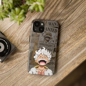 Anime One Piece inspired Luffy Gear 5 Tough Phone Case, Vibrant Cartoon Character Design for iPhone & Samsung, Cool Anime Gift, Anime, Manga