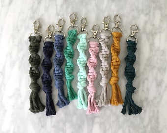 Macrame Key Chain - Pick A Color