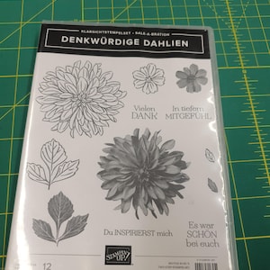 Stempelset Denkwürdige Dahlien