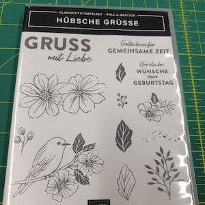 Stempelset Hübsche Grüße