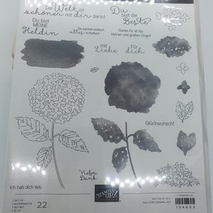 Stempelset Herrliche Hortensie