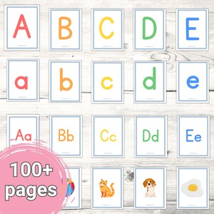 Alphabet Flashcards for Kids | Uppercase & Lowercase Letters, ABC Flashcards, Letters of the Alphabet Printables