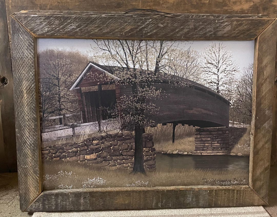 Billy Jacobs Art Print – The Old Humpback Bridge – BJ1047 – Framed Or Plaque