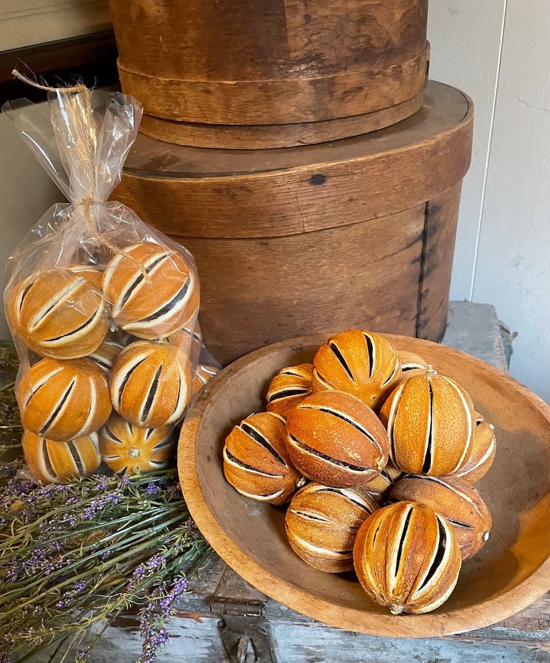 Primitive Whole Dried Orange Bowl Fillers Set of 3,6,10 or 20 Bag - Etsy