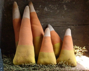 6 Primitive Fall Candy Corn Bowl Fillers