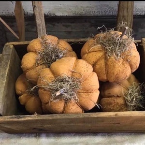 6 Primitive Fall Pumpkins