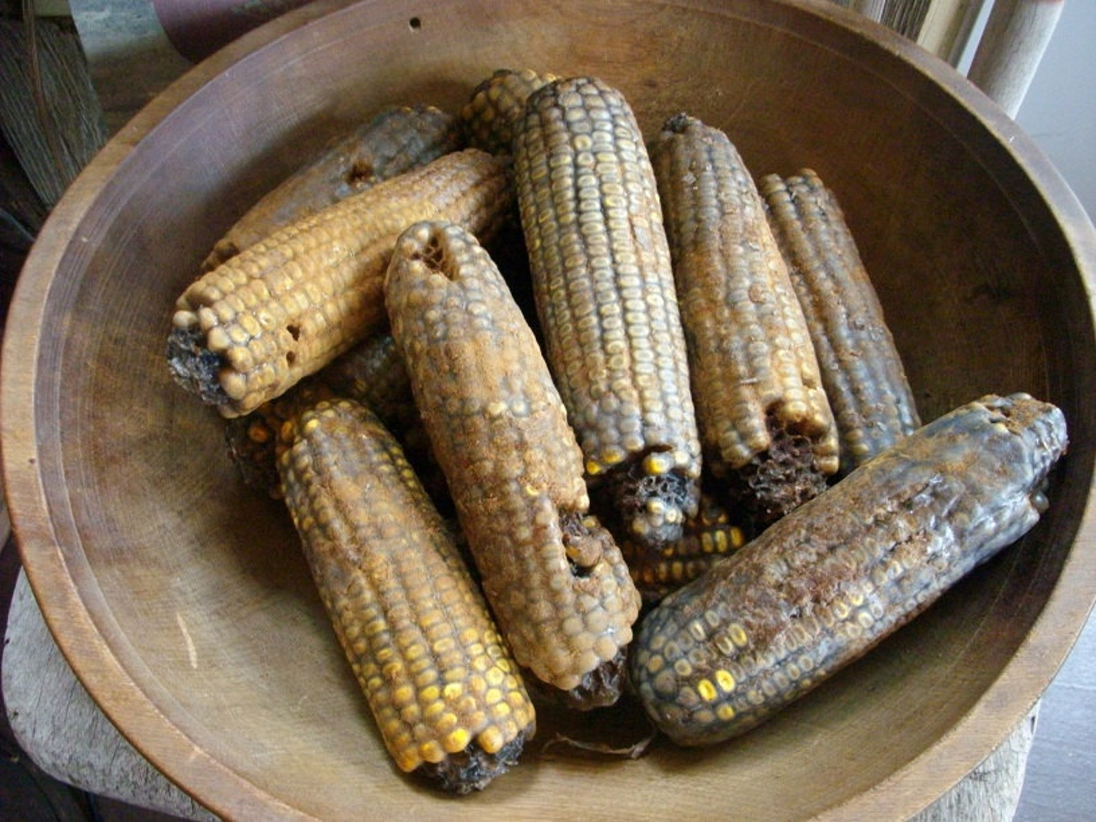 3 Primitive Fall Blackened Wax Corn Bowl Fillers - Etsy