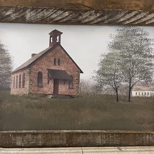 thumbnail image 2 of Billy Jacobs Christmas Barn Art Print – Framed Plaque BJ147 2 of 5