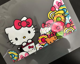 Hello Kitty Snack Time - DTF Transfer for T-Shirts | DTF Prints T-Shirts