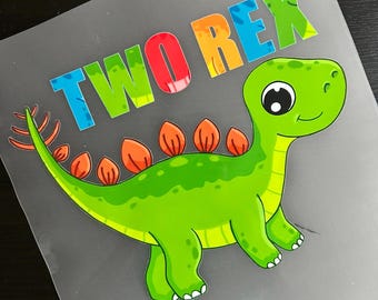 Dinosaur Birthday | Family Birthday Shirts | Mom Mama Shirts | Dad Papa Shirts - DTF Transfer for T-Shirts | DTF Prints T-Shirts