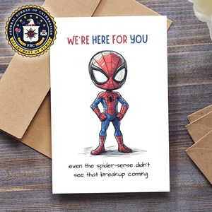 Biglietti d'auguri divertenti di Spiderman - Compleanno, rottura, uso generale - Biglietti d'auguri umoristici - Umorismo nero - Mohawk extrafine di alta qualità