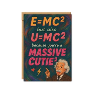 Funny Science Pun Anniversary Card - Valentine's Day