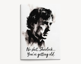 UAL (PDS) Funny Sherlock Birthday Card | Art Birthday Gift for Him or Her - FBC