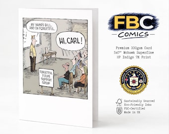 Forgetful Folks Birthday Card - Hilarious Comic Gift for Mum & Dad
