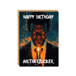 Funny Birthday Card: Happy Birthday Motherfucker, Adult Humor