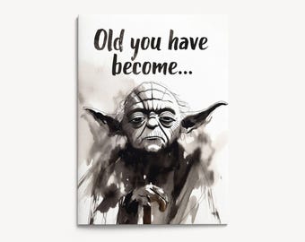 UAL Master Yoda Birthday Card | University of Arts London (PDS) Gift for Him | 5x7" Mohawk Superfine