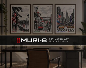 Dot-Matrix Art (Combo) • Set of 3 (Mix & Match) • MURI-8