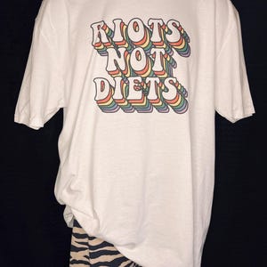 Riots not Diets Short Sleeve Tee