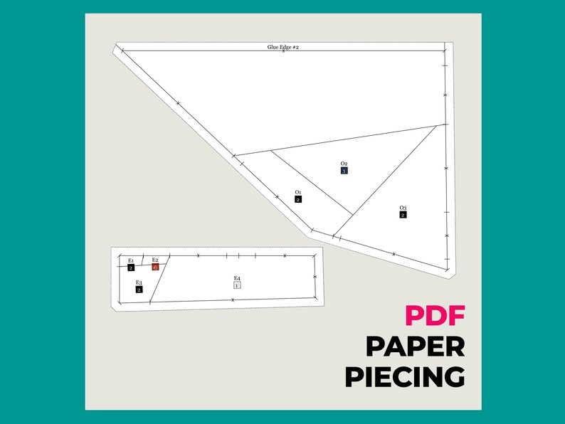 Doberman Quilt Block Pattern: Beginner FPP, 20x20 (PDF Pattern) - Etsy