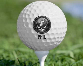 Chrome Stealie Personalized Golf Balls, 6pcs