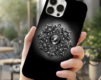MagSafe Grateful Dead Stealie Rose Mandala Tough Phone Case