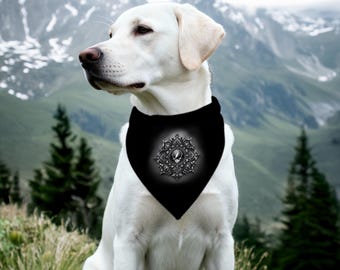 Stealie Rose Mandala Pet Bandana | Grateful Dog Bandana