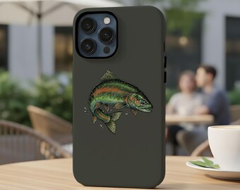 Trout Jumping - fish themed Impact-resistant Phone Case