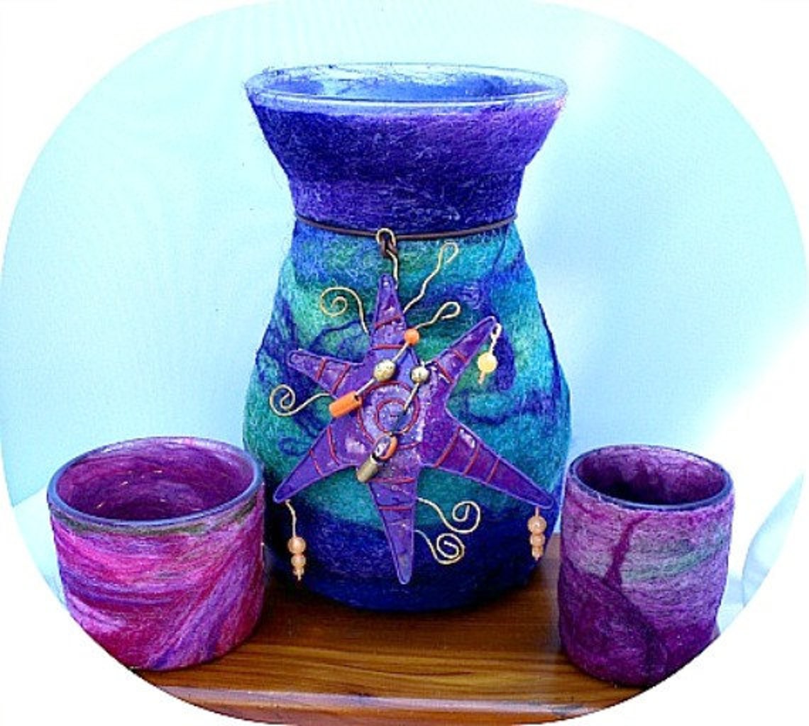 Felted Vase Tutorial Instant Download Etsy