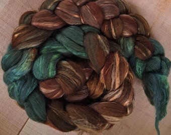 Hand Dyed Merino/Silk 4 Oz "Copper Mine"