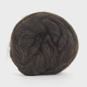 Black Shetland Combed Top 4 Oz.